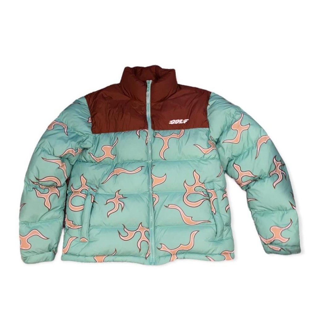 GOLF Mint Flame Puffer Jacket - Brand New